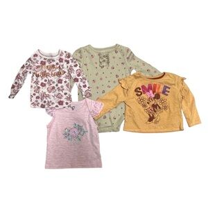 Girls 18M Lot of 4 Tops Minnie Mouse Various Brands